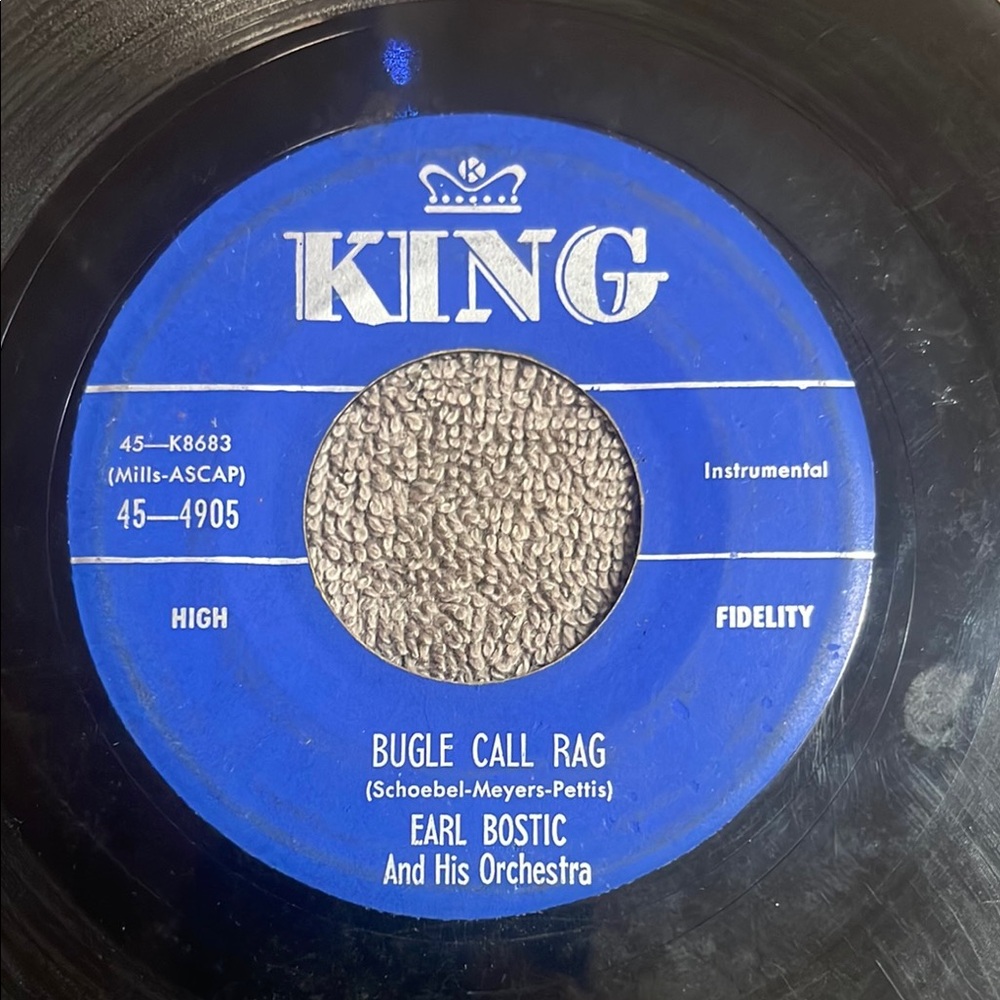 Earl Bostic & his Orchestra King Records vintage Vinyl 45 RPM - Picture 4 of 4